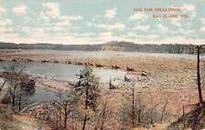 Eau Claire Wisconsin Dells Pond Log Jam Antique Postcard K45125 picture