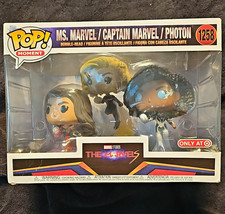 Funko Pop Moments Marvel The Marvels Ms. Marvel/Captain Marvel/Photon #1258 picture