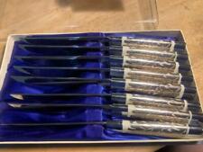 Vintage Supreme Cutlery Solingen Germany Stainless 8pc Leaf Overlay 8