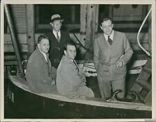 1934 Samuel Insull Jr New York Reporters Arrival Father From Ny Wirephoto 7X9 picture