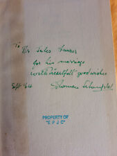 SCARCE JUDAICA kindertransport signed book Rabbi Solomon Schonfeld juif picture