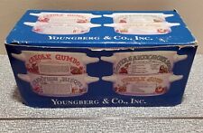 Vtg SET of 4 Youngberg & Co 16 oz GUMBO Soup BOWLS w/ Box NOS picture