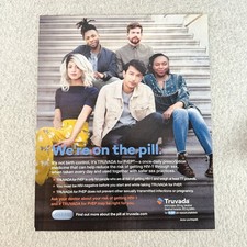 Gilead Truvada HIV Prevention Print Ad We're on the Pill 2019 picture