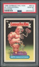 1988 Garbage Pail Kids 15th Series #601b Hy Cholesterol PSA 10 GEM MINT Os15 picture