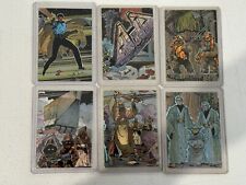 1995 Star Wars Etched Foil TOPPS Trading Cards Series Three Chase Cards  13-18 picture