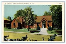 1945 St. Patrick's Catholic Church Fayetteville North Carolina Vintage Postcard picture