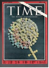 Contraceptive Pill 1967 Time Magazine Cover Original Framable Page picture