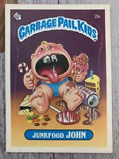 Garbage Pail Kids OS1 GPK 1st Series Junk food John Card 2a Glossy picture