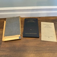 Pseudo-Isochromatic Plates for Testing Color Perception - American Optical 1940 picture