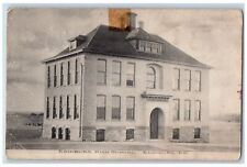 Edinburg North Dakota Postcard Edinburg High School Building Exterior 1912 picture