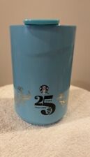 STARBUCKS THAILAND 25TH ANNIVERSARY BLUE LEAF TUMBLER 12oz LIMITED EDITION picture