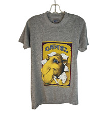 Vintage 80's Joe Camel Cigarettes Heather Gray T-Shirt Retro Classic Size Medium picture