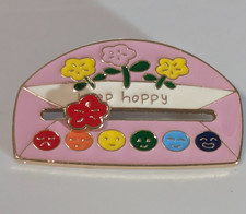 'Keep Happy' Happiness Battery Meter Lapel Pin picture