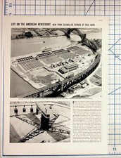 1930s NYC Ward's Island Sewage Treatment Hell Gate LIFE Magazine Ephemera picture