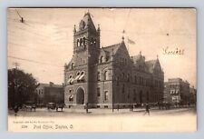Dayton OH-Ohio, Post Office, Antique Vintage c1908 Souvenir Postcard picture