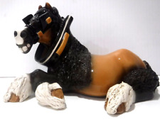 Cheval Draft Horse Ceramic Handcrafted Comical Collectible 8 In. Long X 5 In. picture