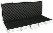 Scratch and Dent Discounted DA VINCI Aluminum Poker Chip Case, holds 500 chips picture