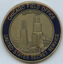US Secret Service Agent Chicago Illinois Field Office Challenge Coin POTUS picture