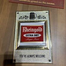 Vintage Rheingold “You’re Always Welcome” Beer Sign Advertising picture