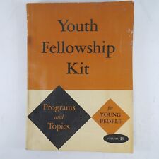 Vintage Youth Fellowship Kit Book Vol. 19 W. L. Jenkins 1961 Presbytarian Church picture
