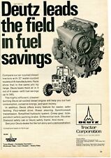 1974 Print Ad of Deutz Air-Cooled Farm Tractor picture