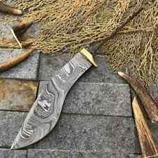 SHARD CUSTOM HAND FORGED Damascus Steel Blank Blade Knife Making picture