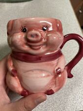 VTG Priscilla Pink Pig Mug Commemorative 50th Anniversary Rich's Macy's Store picture