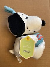 Hallmark Snoopy stuffed toy plush peanuts 2021 Easter Bunny NWT picture