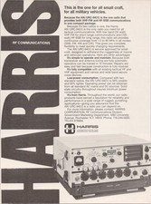 Harris AN/URC-94(V) Military Radio RF Communications Vintage Print Ad 1980 picture