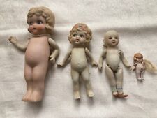 Antique Vintage Miniature Bisque Doll Figurines Japan And Germany, set Of 4 picture