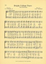 YALE UNIVERSITY Vintage Song Sheet c1927 
