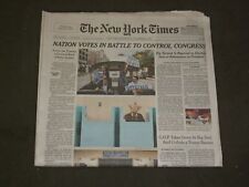 2018 NOVEMBER 7 NEW YORK TIMES - NATION VOTES IN BATTLE TO CONTROL CONGRESS picture