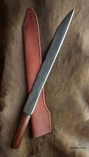 Awesome Custom Handmade 25 inches Carbon Steel Hunting sword Camping Knife picture