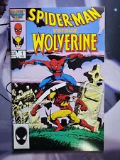 Spider-Man Vs. Wolverine #1 (1987), Death of Ned Leeds NM picture