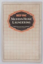 Bee-Vac Modern Home Laundering Birtman Electric Co 1939 Laundry How-To Guide picture