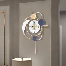 3D Mute Design Art Decor Inspired Modern Wall Clock Nordic Metal Hanging Clocks picture