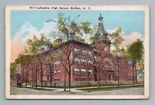 Lafayette High School Buffalo New York Vintage Postcard picture
