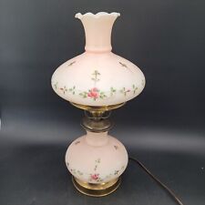 Beautiful Hand Painted Vintage Gone With The Wind Parlor Bedroom 3 Way Pink Lamp picture