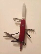 Vtg Victorinox Officer Suisse 91mm Multi Tool Swiss Army Knife, 12 Tools, Used. picture