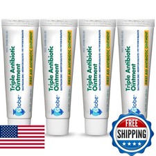 Globe Triple Antibiotic Ointment Bacitracin First Aid Cream 1 Oz, 4-Pack picture