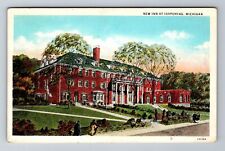 Ishpeming MI-Michigan, New Inn, Advertising, Antique Vintage Souvenir Postcard picture