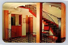 Newbury OH-Ohio Stairwell  Manor House Punderson State Park Vintage Postcard picture