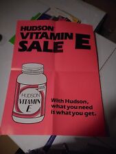 Vintage Store Display Hudson Vitamin E Sale picture