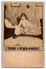 c1910's Children Awake I Think I Heard A Noise Unposted Antique Postcard picture