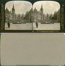 Stereo, Denmark, Frederiksborg Castle from the Outer Court Vintage Albumen Stere picture
