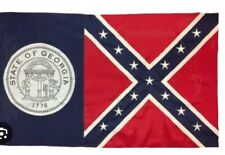 3’x5’ 1956-2001 Georgia 3’ x 5’ Georgia Compromise State Flag Poly picture