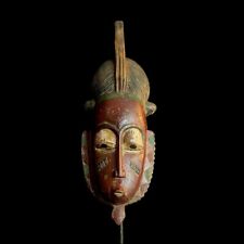 African Tribal Wood masks Baule Guro African Mask As Tribal Mask Handmade -9956 picture