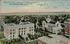 Postcard: Bird's Eye View, showing Post Office, Cathedral and Hillsbor picture