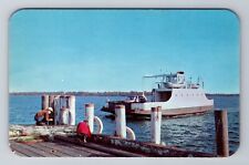 Long Island NY-New York, Shelter Island Ferryboat, Antique, Vintage Postcard picture