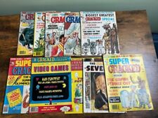 Vintage CRACKED Magazine Lot 10 Issues 1980 - 1987 Star Wars Specials picture